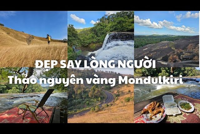 Thác nước Rum Near vùng Mondulkiri của Campuchia