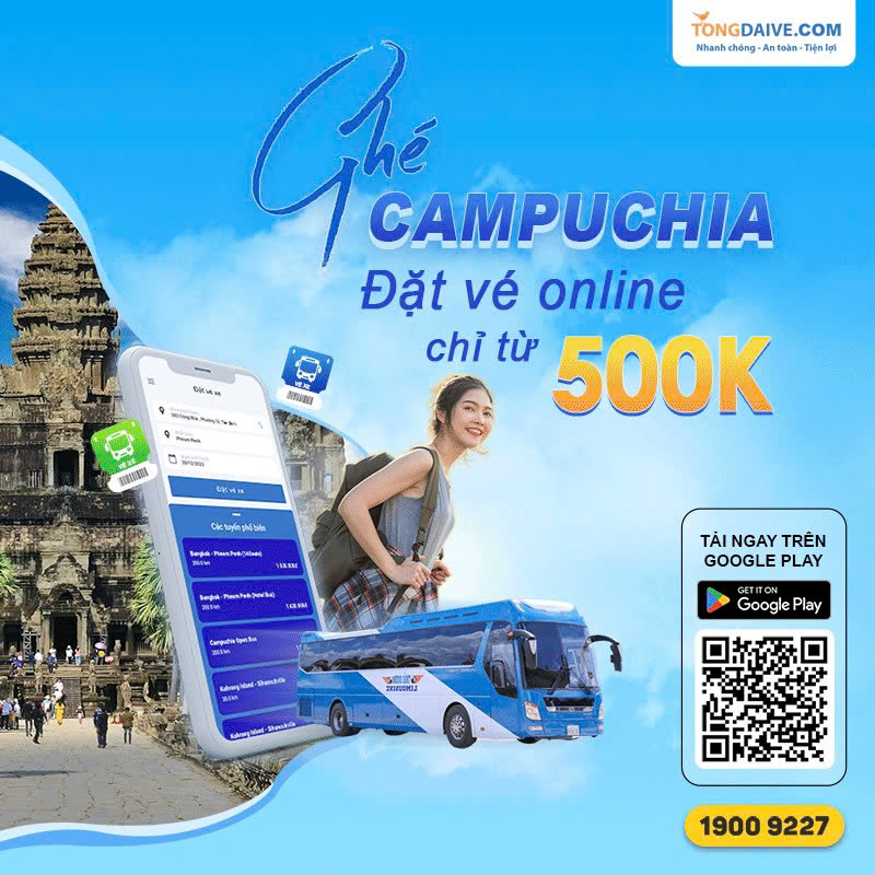 Xe Đi Campuchia Có Massage